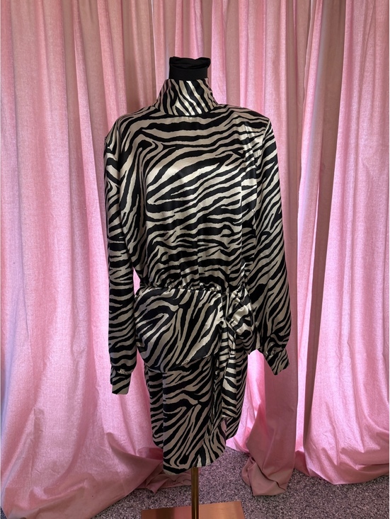 Dresses & Skirts - ASOS DESIGN Curve Zebra Print Long Sleeve Dress UK 20 EU 48 US 16